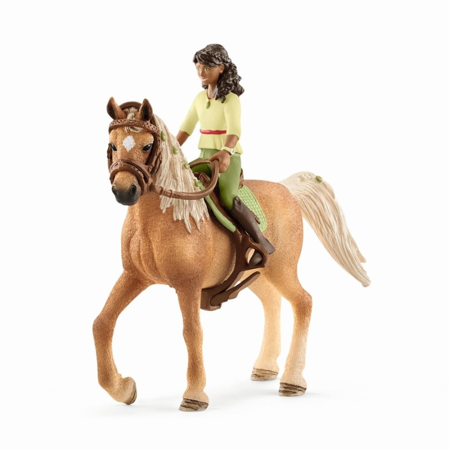 Spielzeug Schleich | Schleich 42414 Horse Sarah Und Mystery