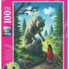 Spielzeug Ravensburger | Ravensburger Puzzle Rotkappchen Und Der Wolf 100T