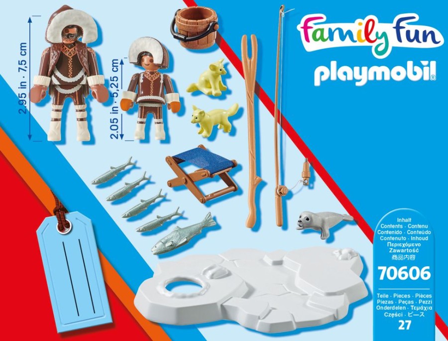 Spielzeug Playmobil | Playmobil 70606 Geschenkset Eisangler