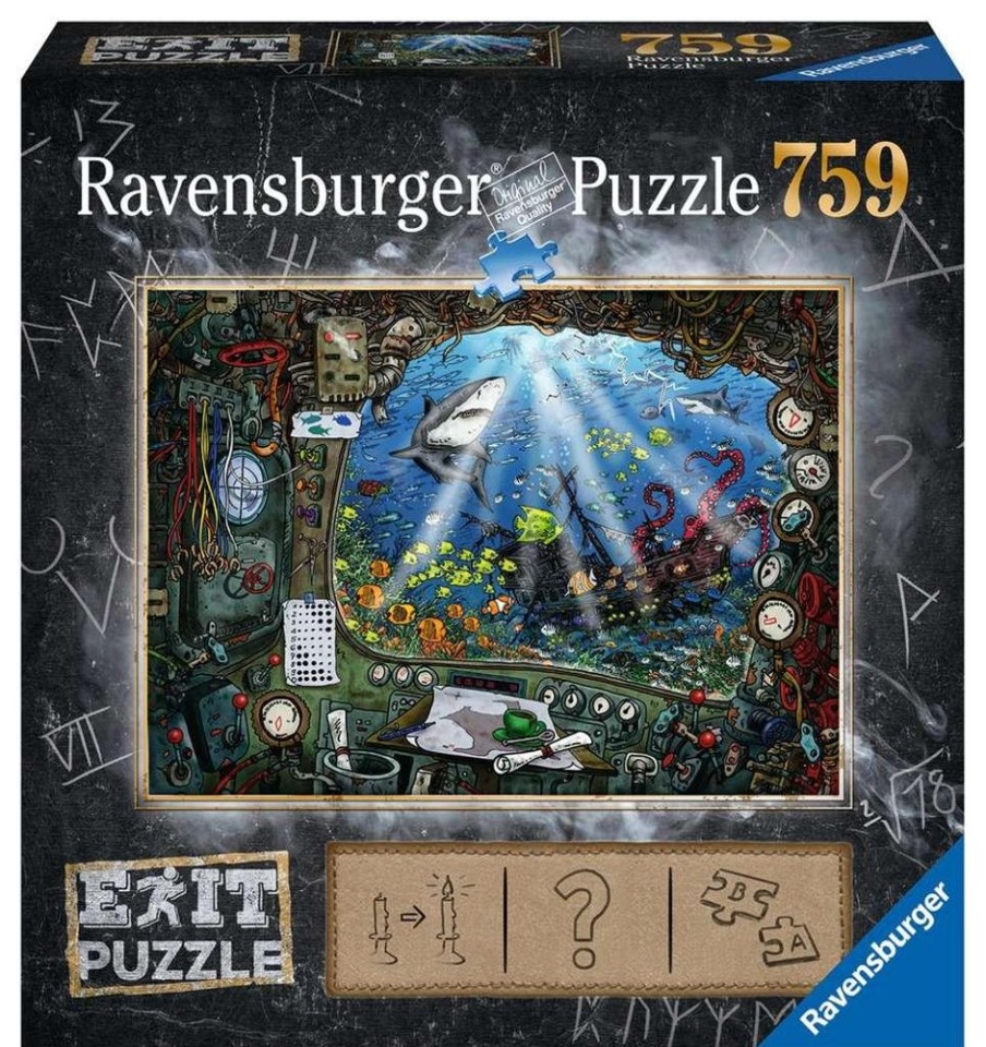 Spielzeug Ravensburger | Ravensburger Puzzle Exit Im U-Boot