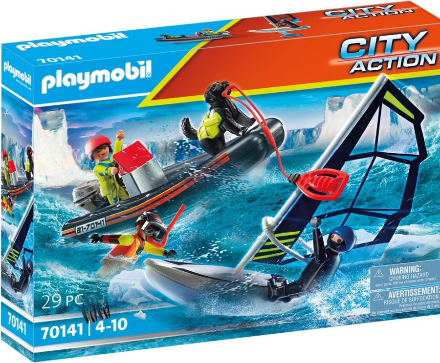 Spielzeug Playmobil | Playmobil 70141 Seenot Polarsegler-Rettung