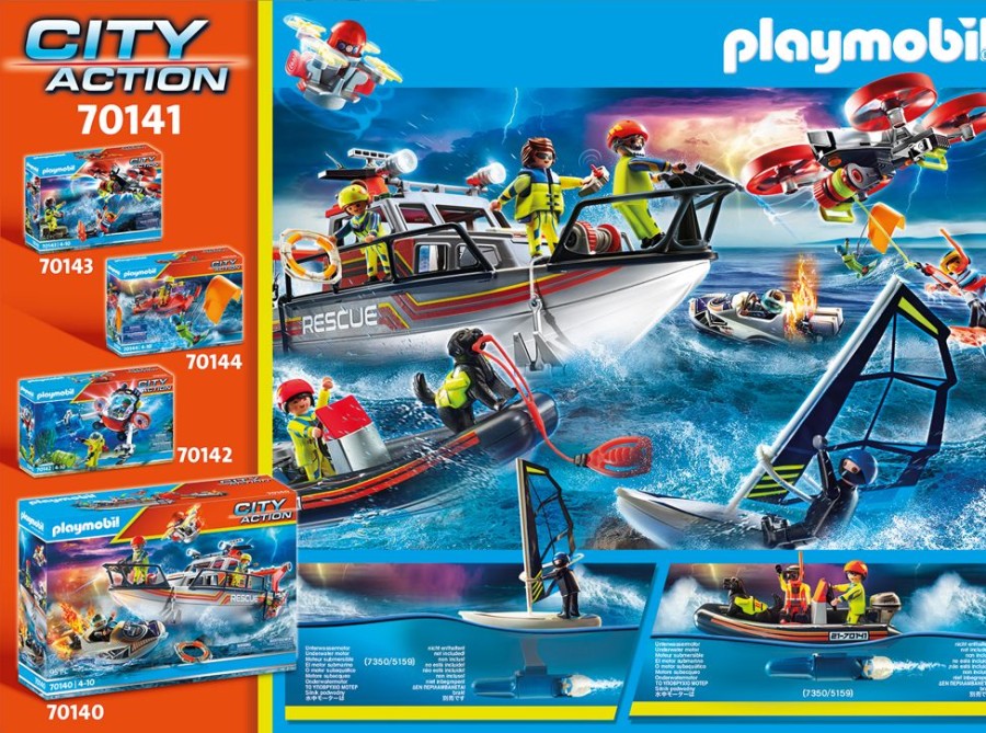 Spielzeug Playmobil | Playmobil 70141 Seenot Polarsegler-Rettung