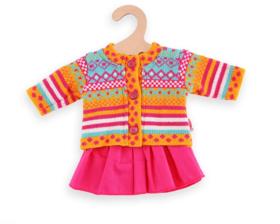 Spielzeug Heless | Heless Strickjacke Und Rock 28-35 Cm