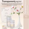 Spielzeug folia | Folia Transparentpapier Weis Din A4 10 Blatt