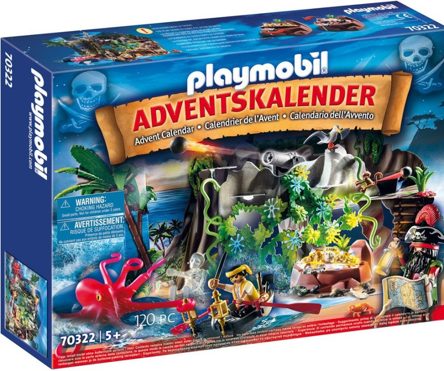 Spielzeug Playmobil | Playmobil 70322 Adventskalender Schatzsuche Pirat.