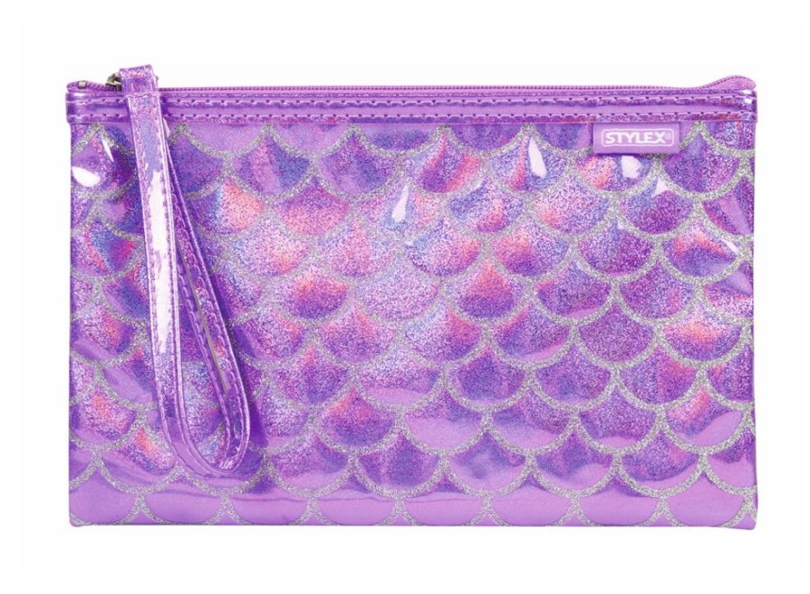 Spielzeug Stylex | Stylex Mermaid-Tasche Glitzerschuppen Lila