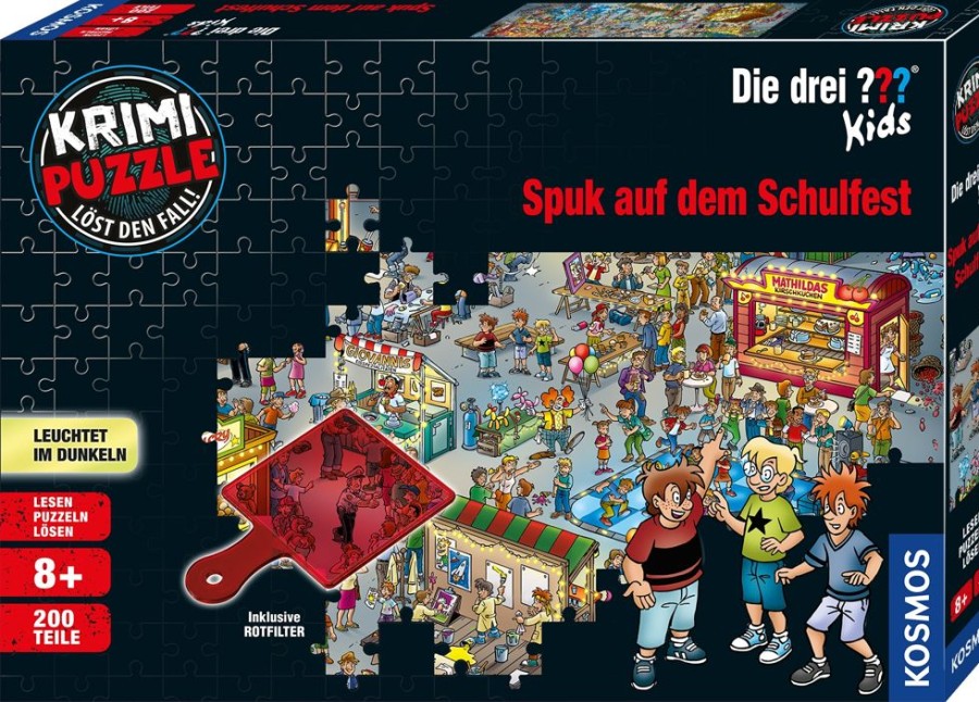 Spielzeug Kosmos | Kosmos Krimipuzzle Die Drei ??? Spuk Schulfest