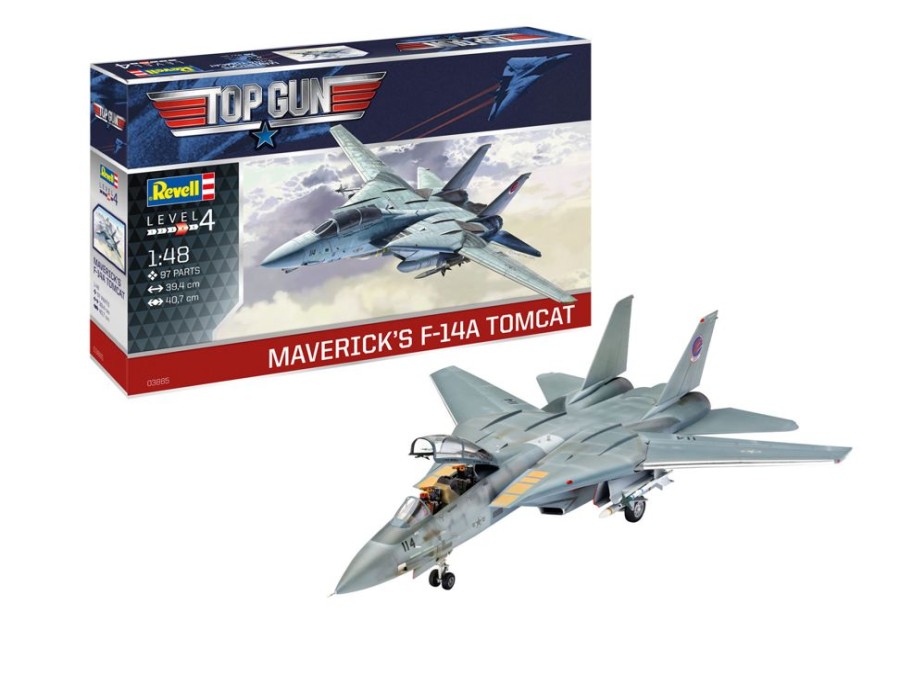 Spielzeug Revell | Revell Maverick'S F-14A Tomcat Top Gun 1:48