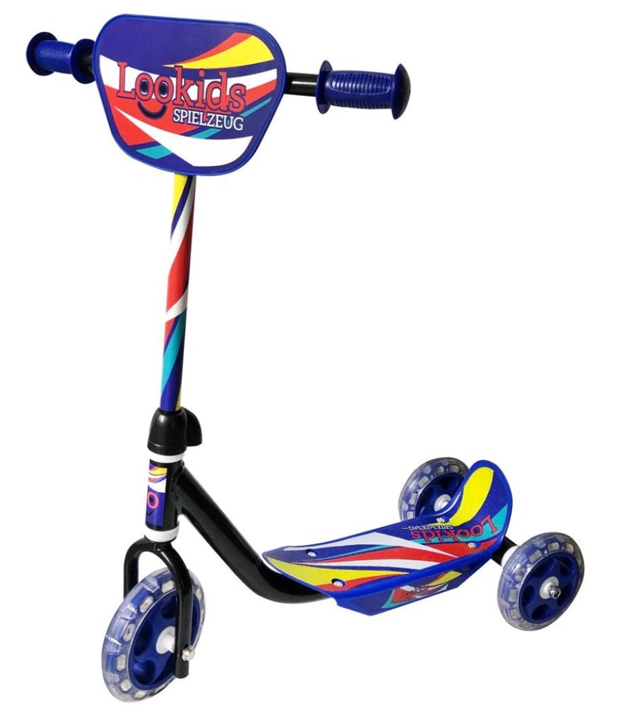 Spielzeug Lookids | Lookids Scooter 3 Rader Blau Rot