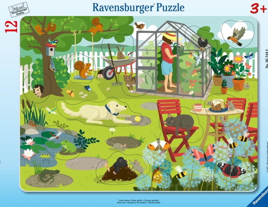 Spielzeug Ravensburger | Ravensburger Puzzle Unser Garten 12T