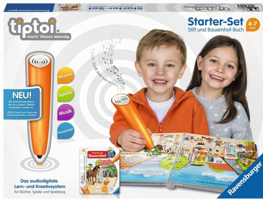 Spielzeug Ravensburger | Tiptoi Create Starter Set Bauernhof Buch