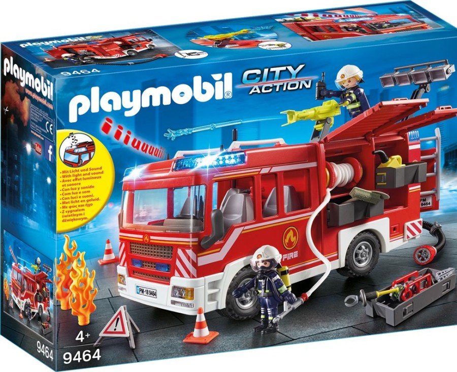 Spielzeug Playmobil | Playmobil 9464 Feuerwehr-Rustfahrzeug