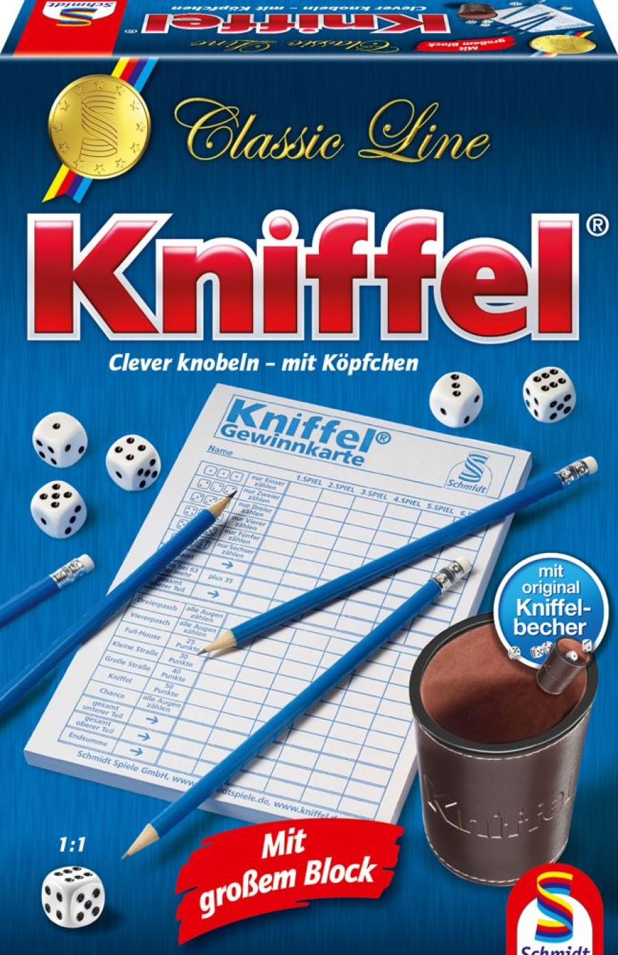 Spielzeug Schmidt Spiele | Schmidt Spiele Classic Line Kniffel