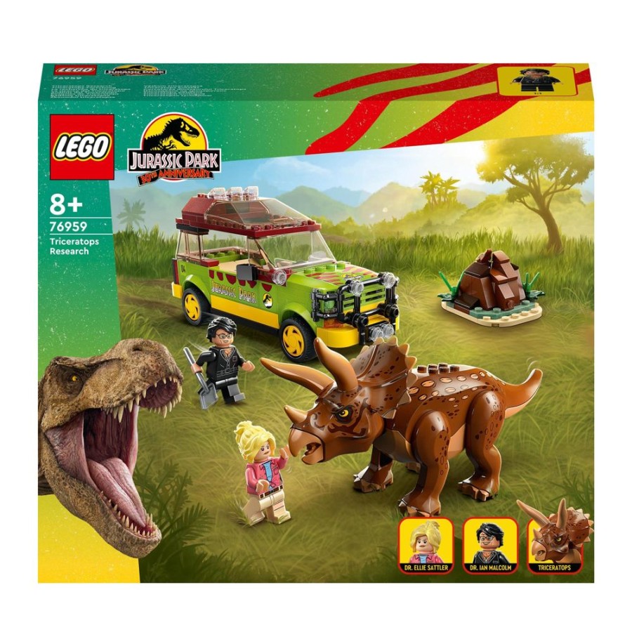 Spielzeug LEGO | Lego Jurassic Park 76959 Triceratops-Forschung