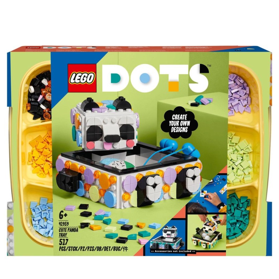 Spielzeug LEGO | Lego Dots 41959 Panda Ablageschale