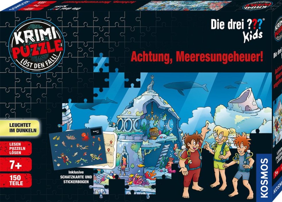 Spielzeug Kosmos | Kosmos Die Drei ??? Kids Achtung, Meeresungeheuer