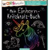 Spielzeug arsEdition | Mein Einhorn Kritzelkratzbuch