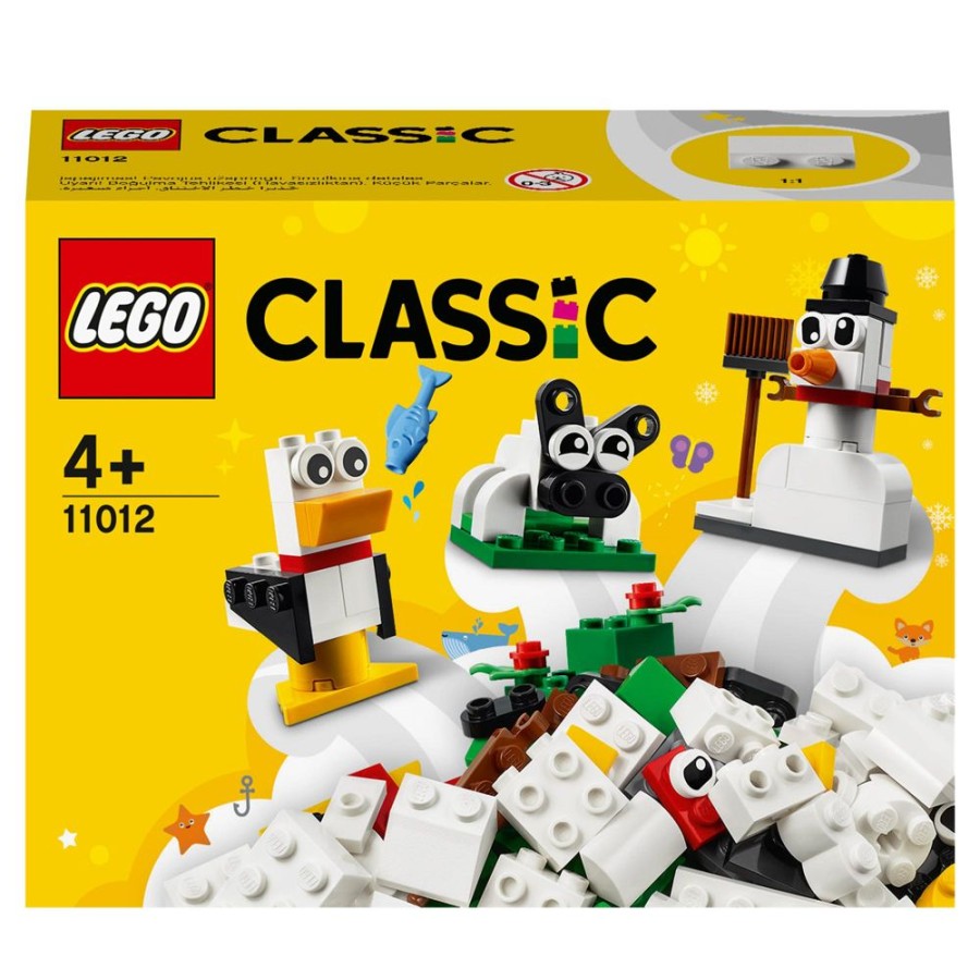 Spielzeug LEGO | Lego Classic11012Kreativ-Bauset Mit Weisen Steinen