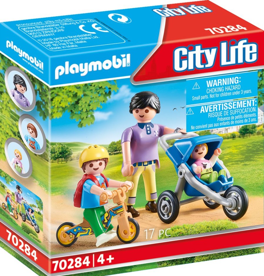 Spielzeug Playmobil | Playmobil 70284 Mama Mit Kindern