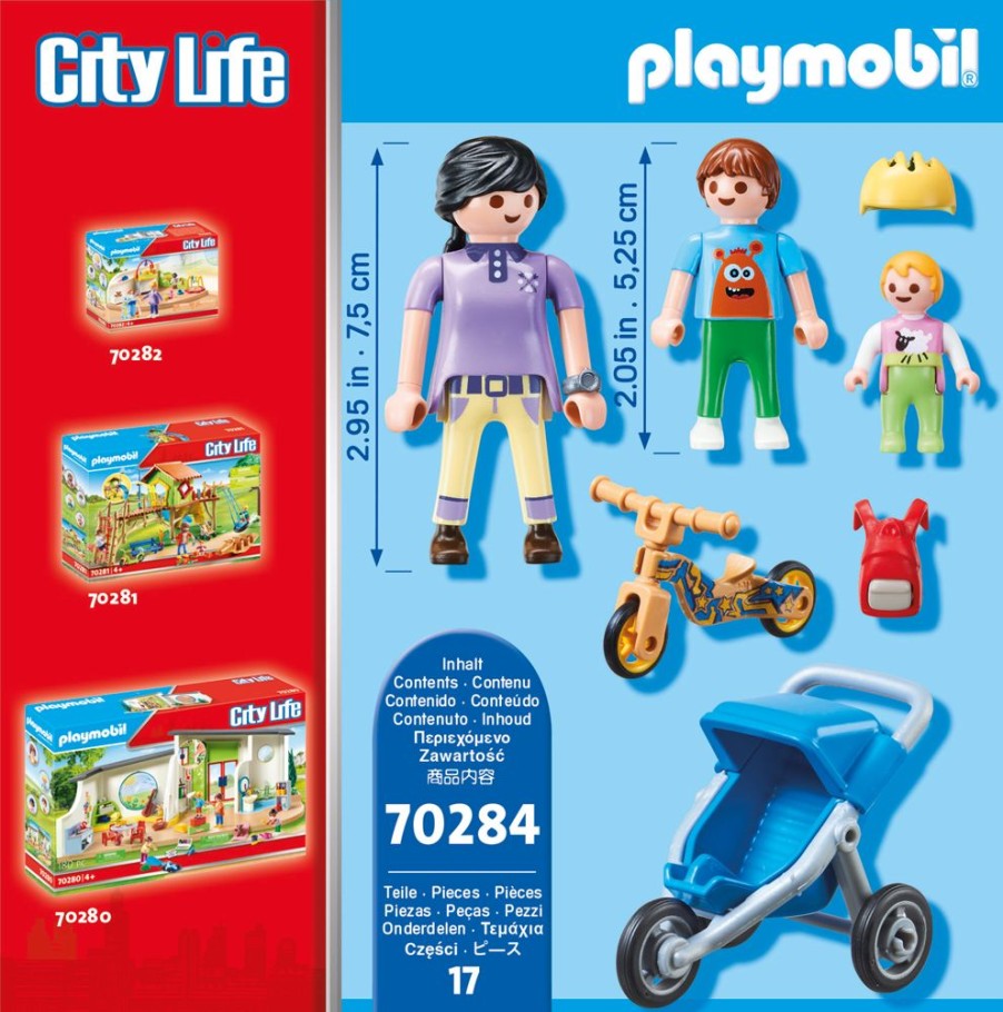 Spielzeug Playmobil | Playmobil 70284 Mama Mit Kindern