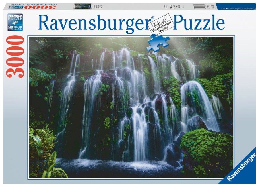 Spielzeug Ravensburger | Ravensburger Puzzle Wasserfall Auf Bali 3000T