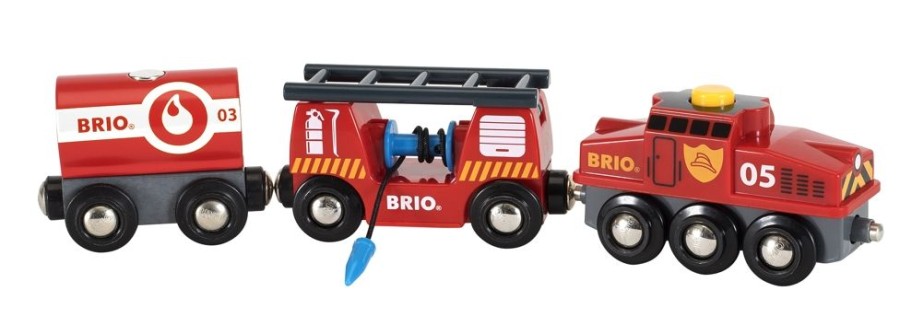 Spielzeug BRIO | Brio World Feuerwehr-Loschzug