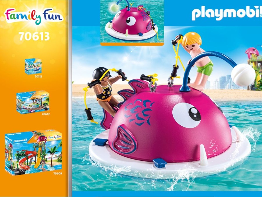 Spielzeug Playmobil | Playmobil 70613 Kletter-Schwimminsel