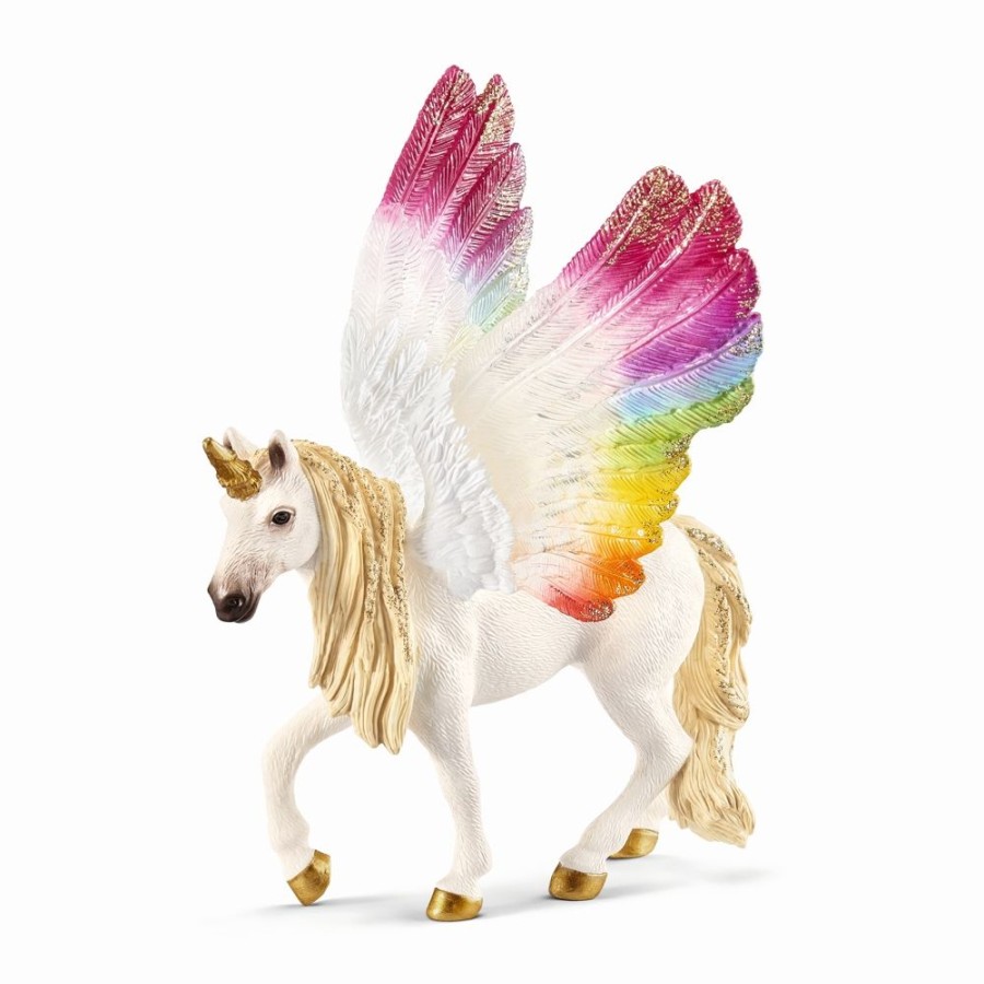 Spielzeug Schleich | Schleich 70576 Geflugeltes Regenbogeneinhorn