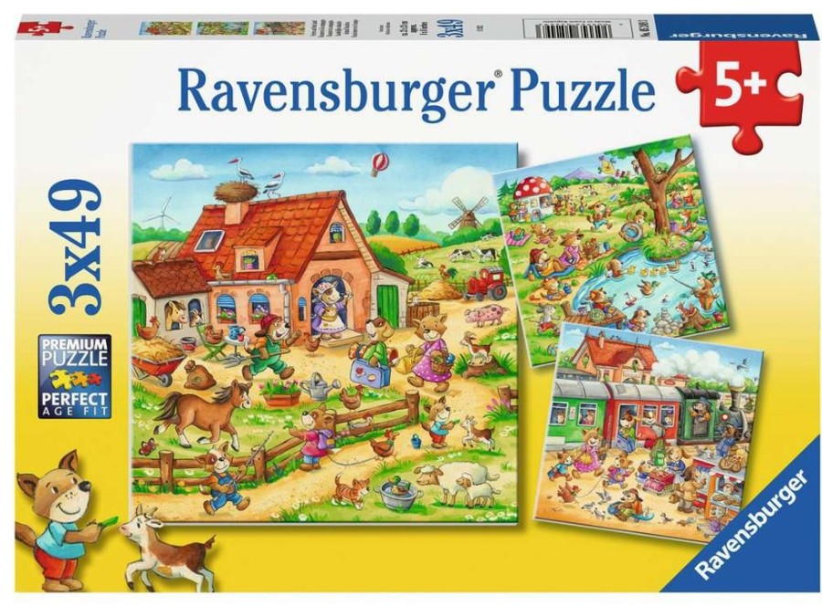 Spielzeug Ravensburger | Ravensburger Puzzle Ferien Auf Dem Land 3X49T