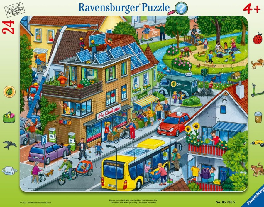 Spielzeug Ravensburger | Ravensburger Puzzle Unsere Grune Stadt 24T