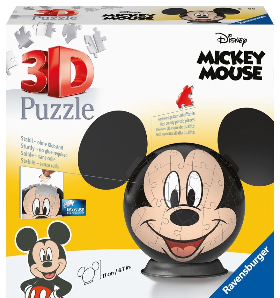 Spielzeug Ravensburger | Ravensburger Puzzle 3D Mickey Mouse Mit Ohren