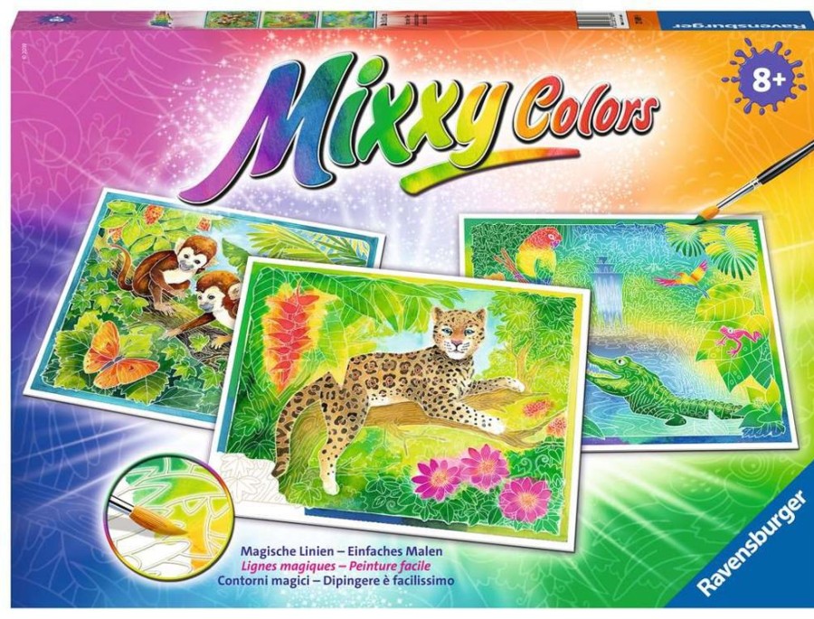 Spielzeug Ravensburger | Ravensburger Mixxy Colors Exotische Tiere