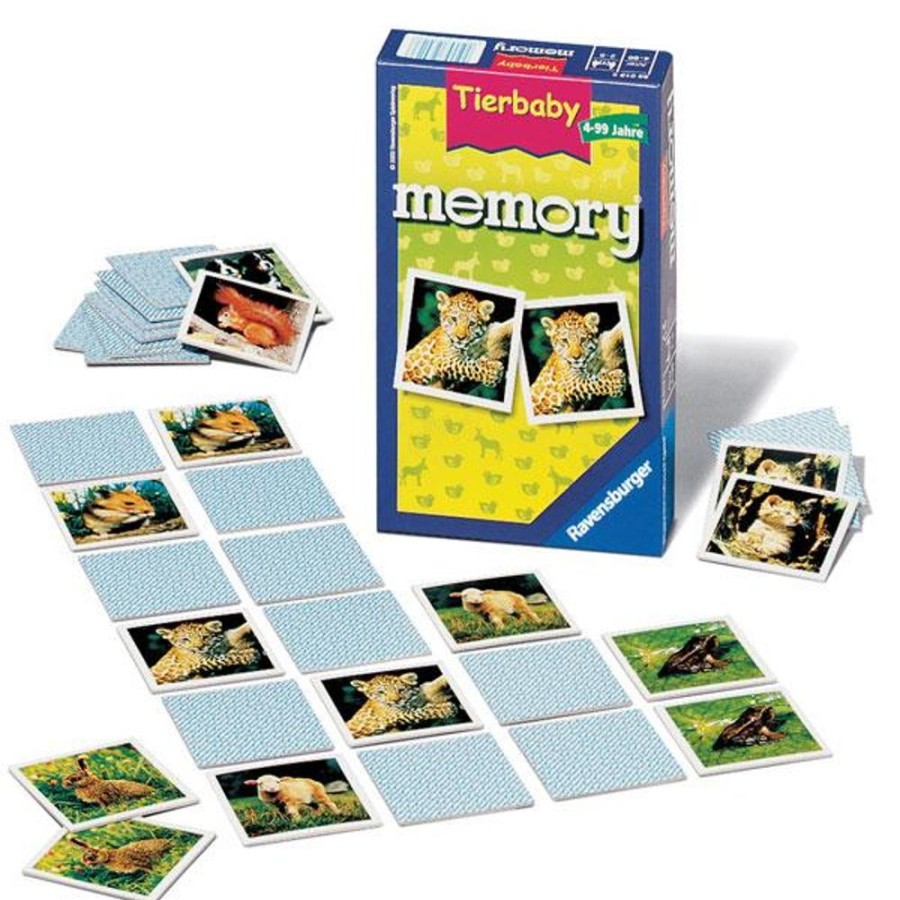 Spielzeug Ravensburger | Ravensburger Tierbaby Memory