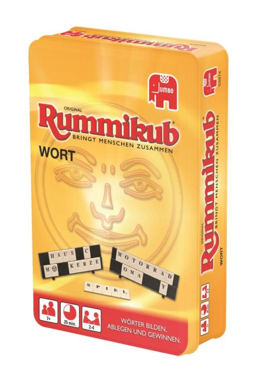 Spielzeug Jumbo | Jumbo Wort Rummikub Compact