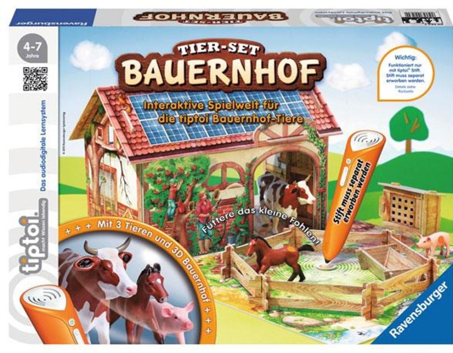 Spielzeug Ravensburger | Tiptoi Tierset Bauernhof