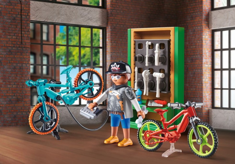 Spielzeug Playmobil | Playmobil City Life 70674 Geschenkset E Bike