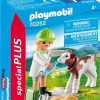 Spielzeug Playmobil | Playmobil 70252 Tierarztin Mit Kalbchen