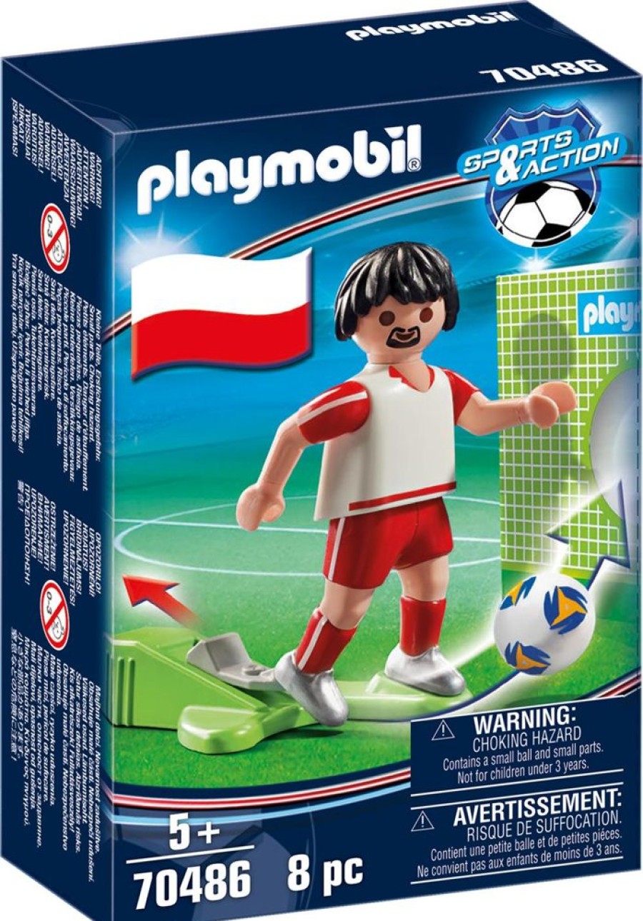 Spielzeug Playmobil | Playmobil 70486 Nationalspieler Polen