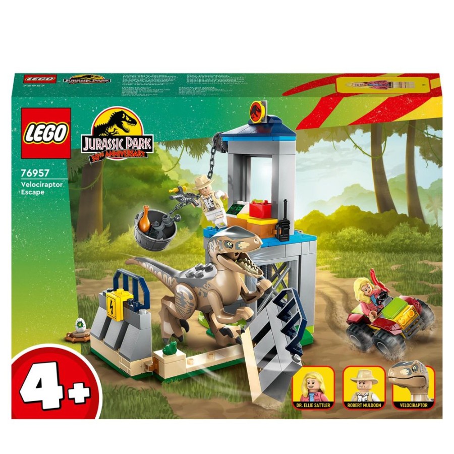 Spielzeug LEGO | Lego Jurassic Park 76957 Flucht Des Velociraptors