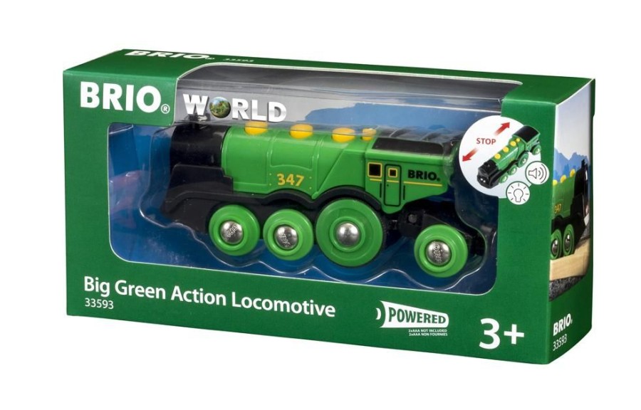 Spielzeug BRIO | Brio World Batterielok Gruner Gustav