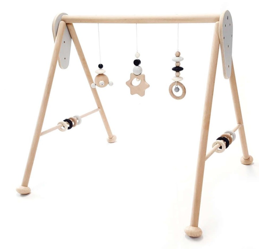 Spielzeug Hess | Hess Babyspielgerat Stern Nature Schwarz