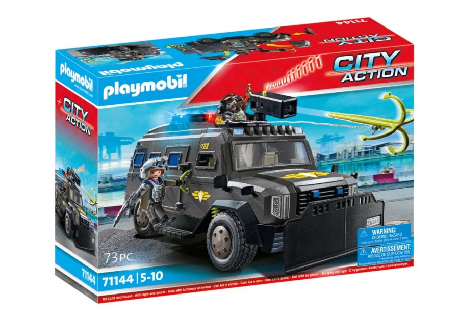 Spielzeug Playmobil | Playmobil 71144 Swat-Gelandefahrzeug