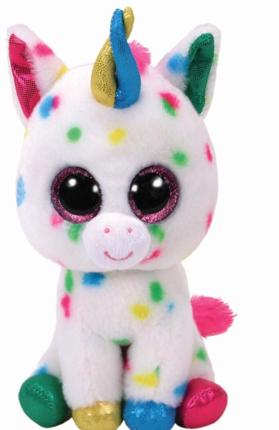 Spielzeug TY | Ty Beanie Boos Einhorn Harmonie Bunt 15Cm