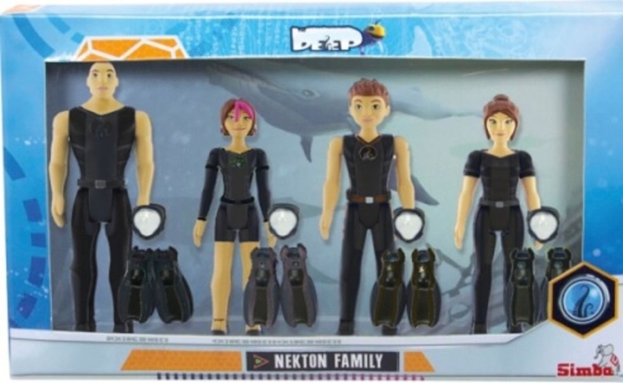 Spielzeug Simba Toys | Simba Nekton Family 4Er Figurenset